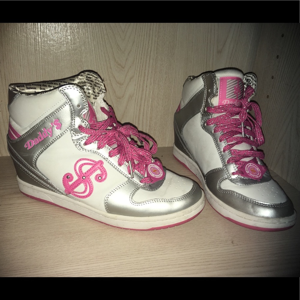 Daddy’s $ Secret Wedge Heel Sneaker